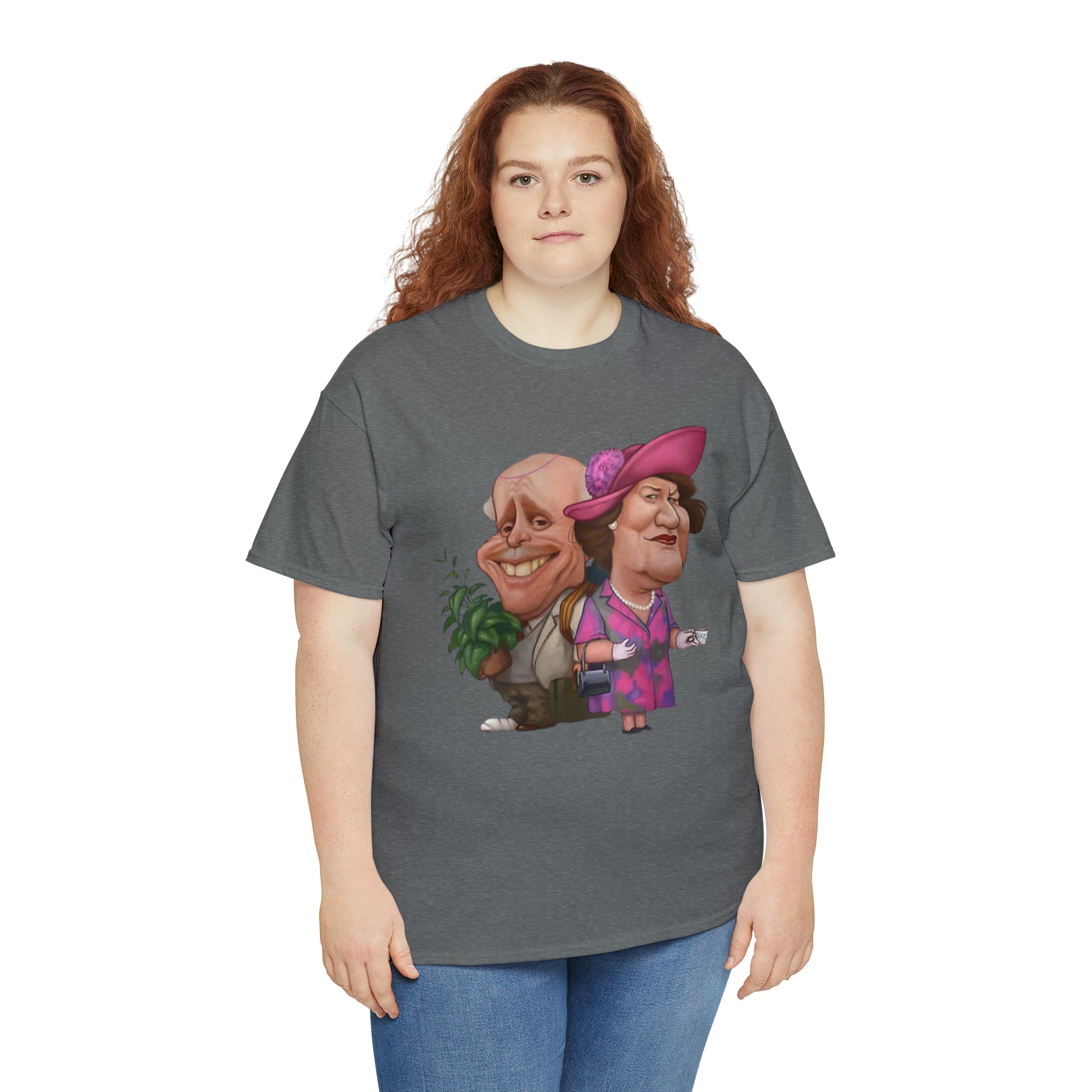 Keeping Up Appearances 90's TV Show-Unisex Heavy Cotton T-Shirt - Creations by Chris and Carlos